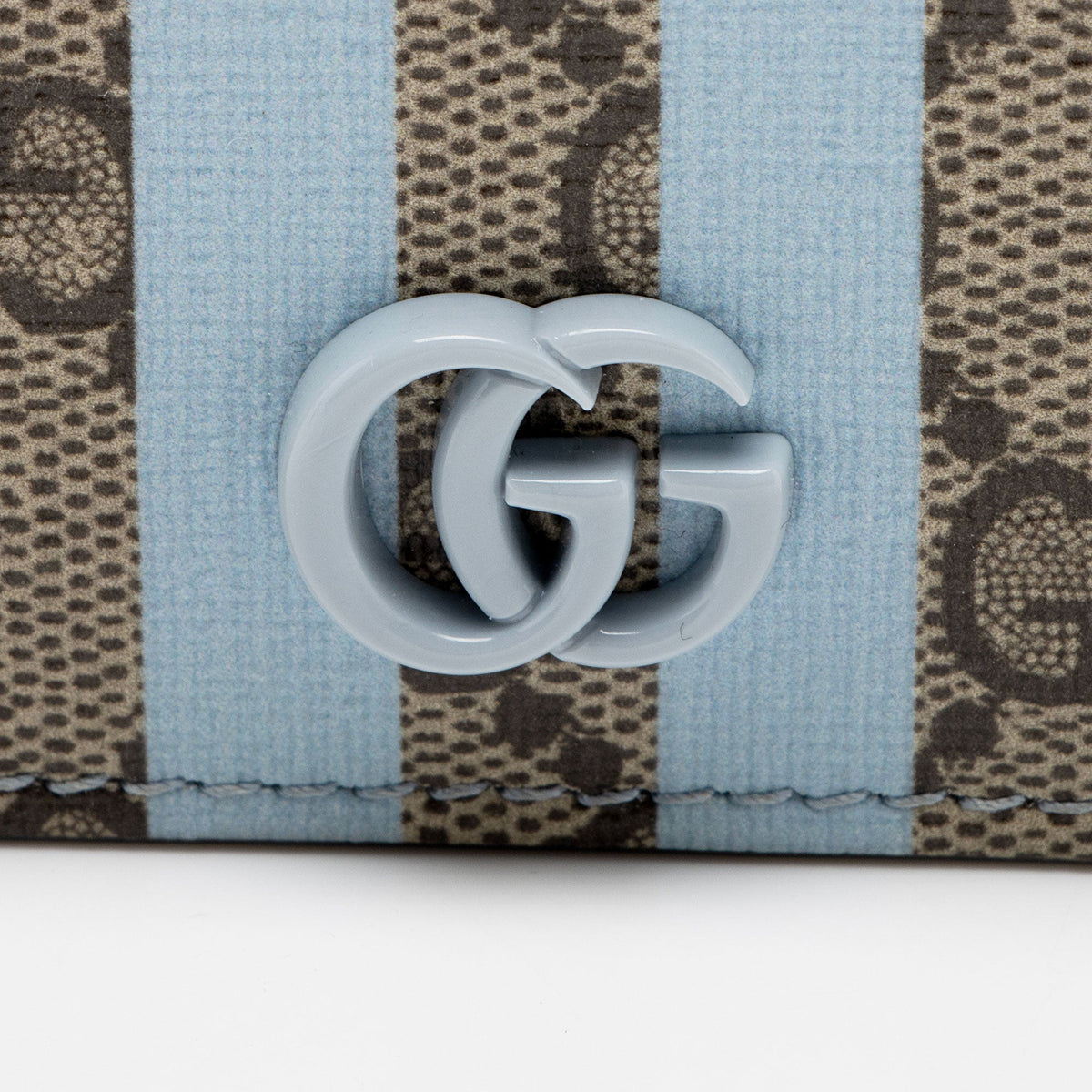 Gucci Striped GG Supreme Card Case (SHF-1rnRmQ)