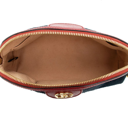 Gucci Suede Ophidia Dome Small Shoulder Bag (SHF-DKjfM3)