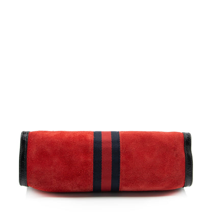 Gucci Suede Ophidia Medium Shoulder Bag (SHF-HxLkSO)