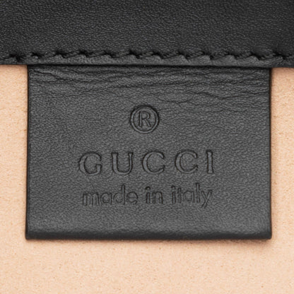Gucci Suede Patent Leather Ophidia Mini Bucket Bag (SHF-23883)