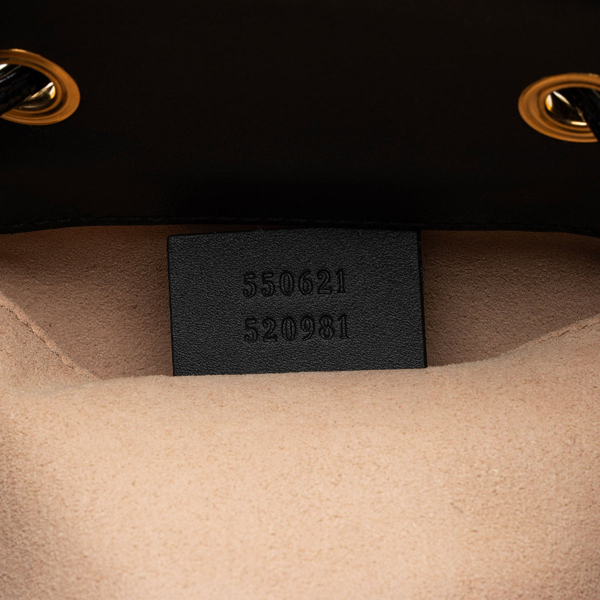 Gucci Suede Patent Leather Ophidia Small Bucket Bag