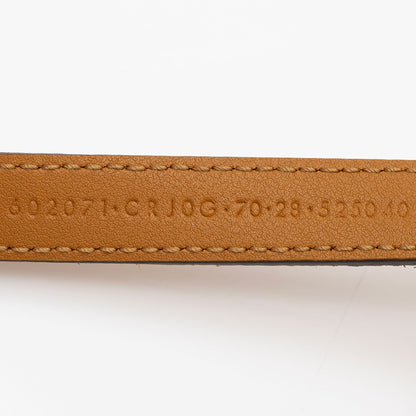 Gucci Suede Torchon GG Skinny Belt - Size 28 / 71 (SHF-Dhlqyz)