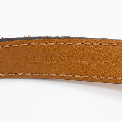 Gucci Suede Torchon GG Skinny Belt - Size 28 / 71 (SHF-Dhlqyz)