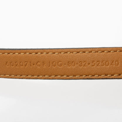 Gucci Suede Torchon GG Skinny Belt - Size 32 / 80 (SHF-LazQUS)