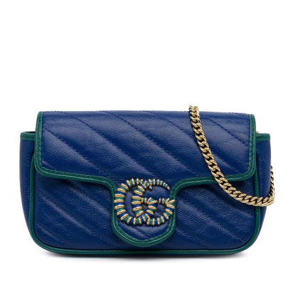 Gucci Super Mini GG Marmont Torchon Crossbody Bag (SHG-Bsqzq6)