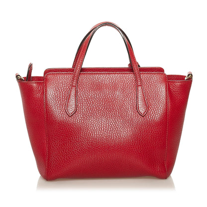 Gucci Swing Leather Satchel (SHG-35070)