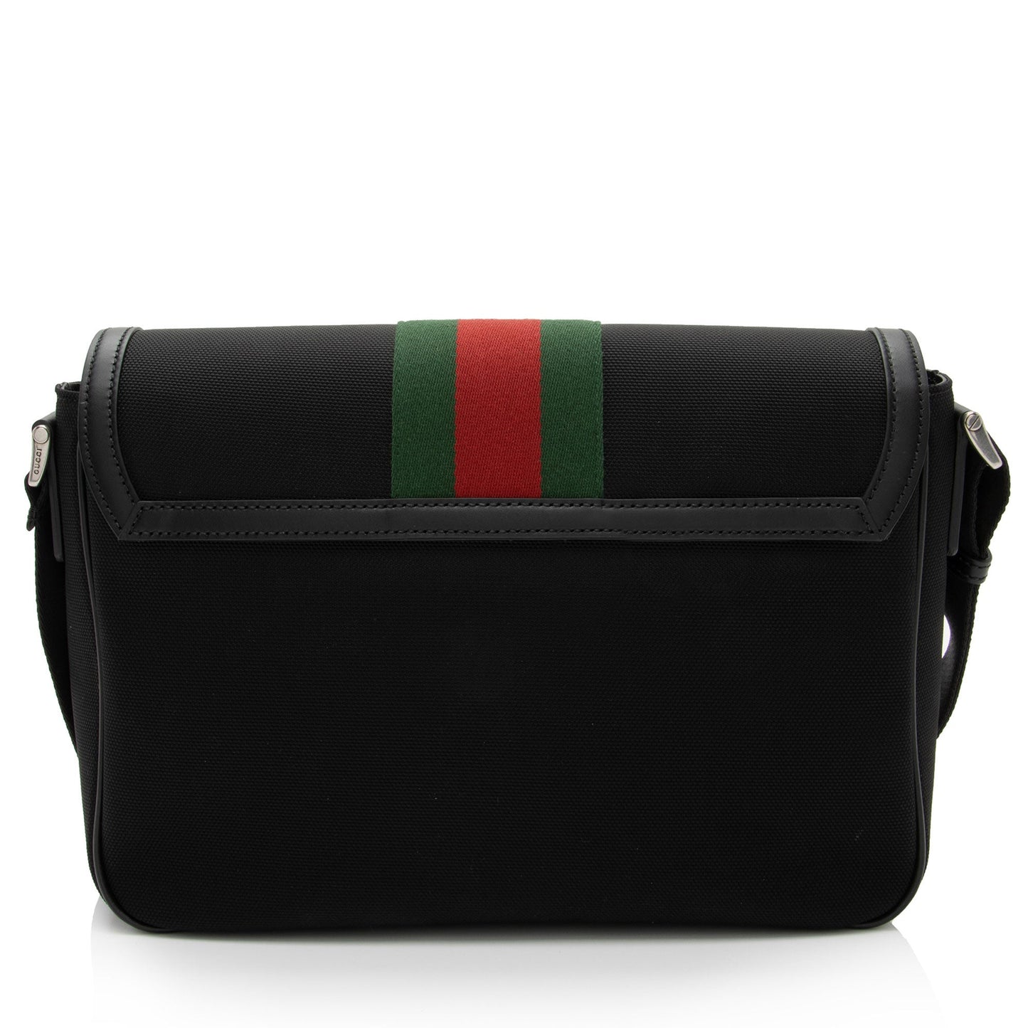 Gucci Techno Canvas Web Flap Messenger Bag (SHF-TK0IAS)