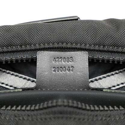 Gucci Techno Canvas Web L Aveugle Par Amour Embroidered Belt Bag