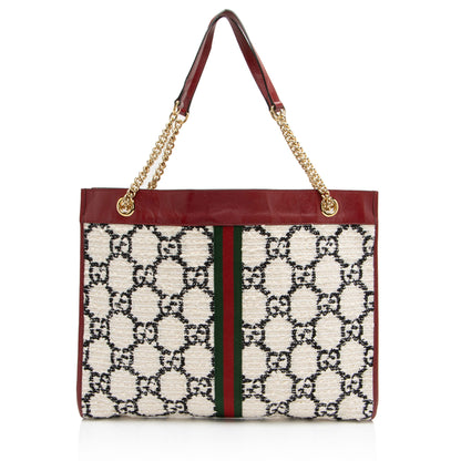 Gucci GG Tweed Rajah Large Tote
