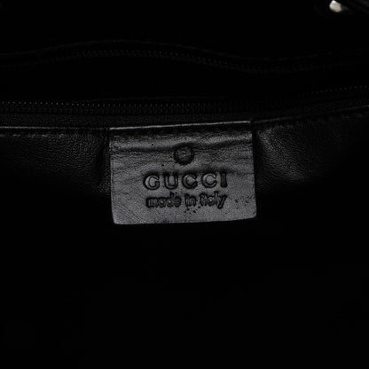 Gucci Vintage GG Canvas Drawstring Shoulder Bag (SHF-9kJYvQ)