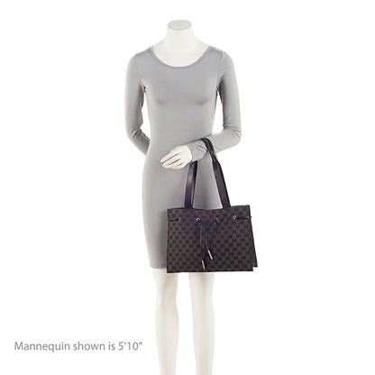 Gucci Vintage GG Canvas Drawstring Tote (SHF-psl0Np)