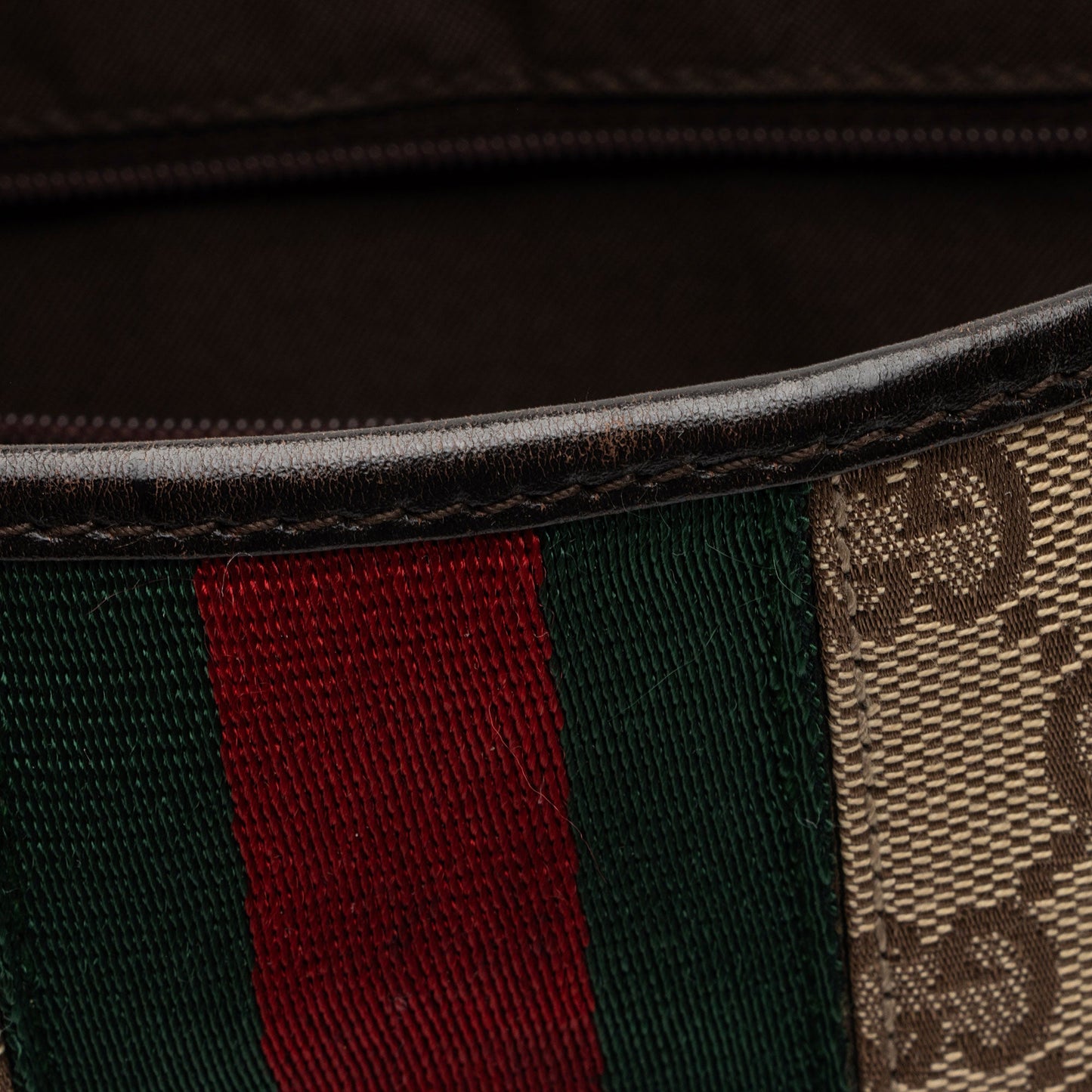 Gucci Vintage GG Canvas Jackie Hobo (SHF-0vIVSI)
