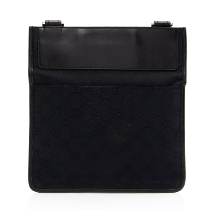 Gucci Vintage GG Canvas Messenger (SHF-jzVt7I)