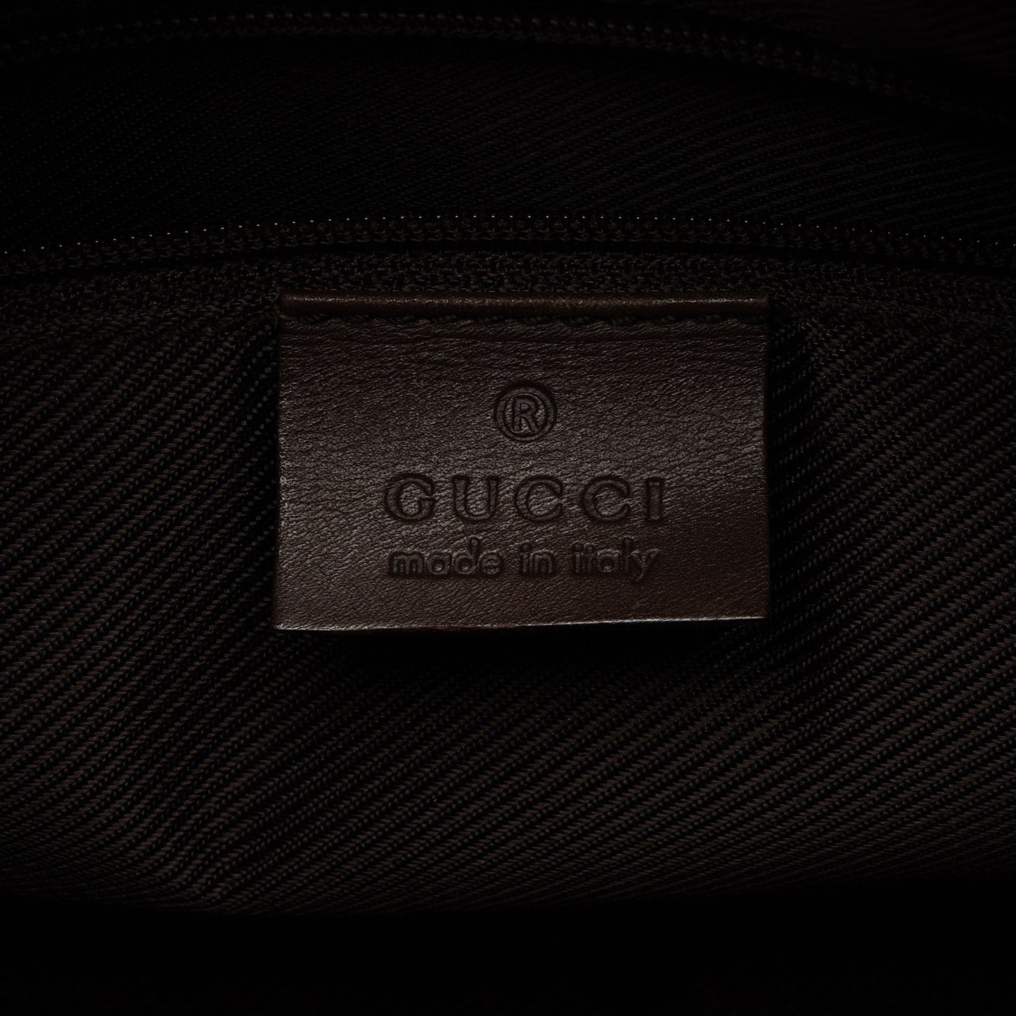 Gucci Vintage GG Canvas Front Pocket Shoulder Bag (SHF-OHFAEM)