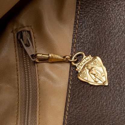 Gucci Vintage GG Plus Web Shoulder Bag (SHF-PvNydn)