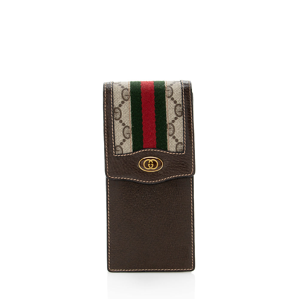 Gucci Vintage GG Plus Web Sunglasses Case (SHF-18623)
