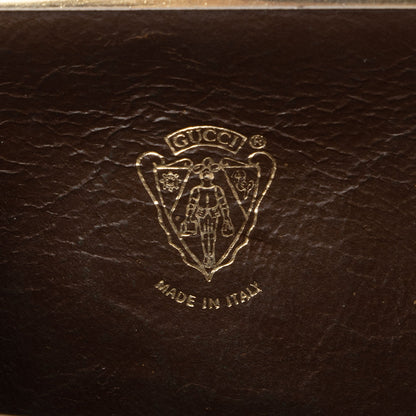 Gucci Vintage GG Supreme Kiss Lock Coin Pouch (SHF-IEIBOo)