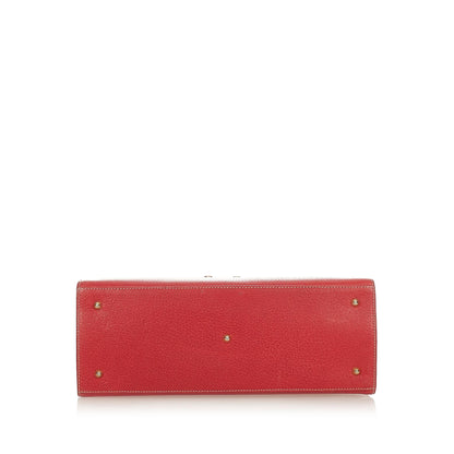 Gucci Vintage Lady Lock Leather Handbag (SHG-25497)