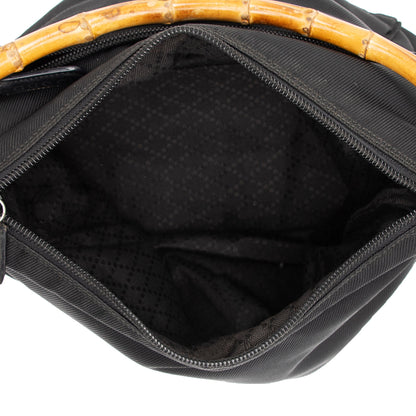 Gucci Vintage Nylon Bamboo Hobo (SHF-jDdhwP)