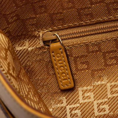 Gucci Vintage Suede Bamboo Medium Hobo (SHF-3Ppy3r)