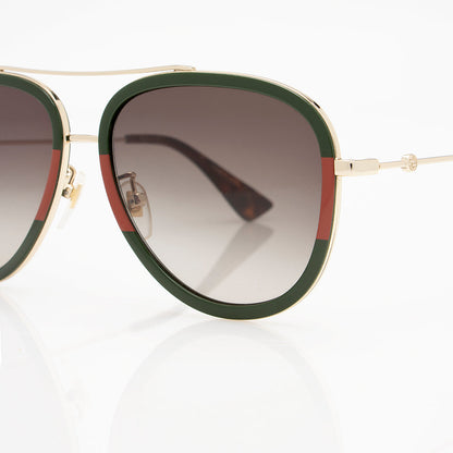 Gucci Web Aviator Sunglasses (SHF-22123)