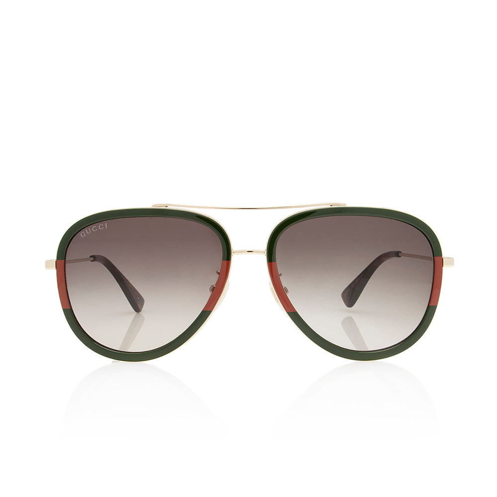 Gucci Web Aviator Sunglasses (SHF-22123)