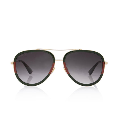 Gucci Web Aviator Sunglasses (SHF-ednvd5)