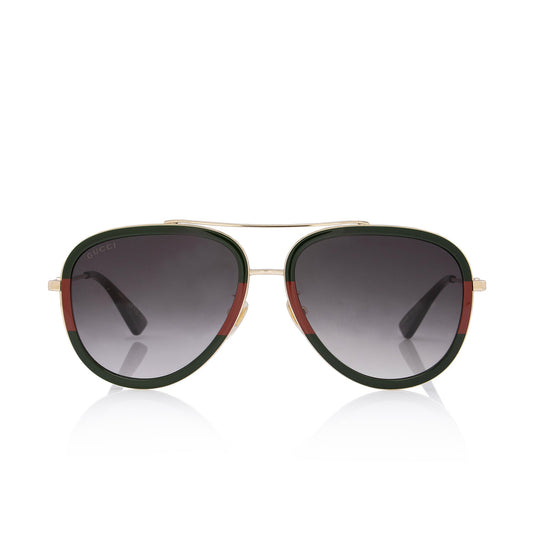 Gucci Web Aviator Sunglasses (SHF-ednvd5)
