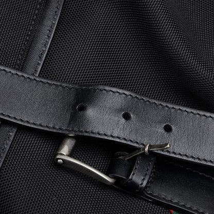 Gucci Web Fold Over Techno Backpack