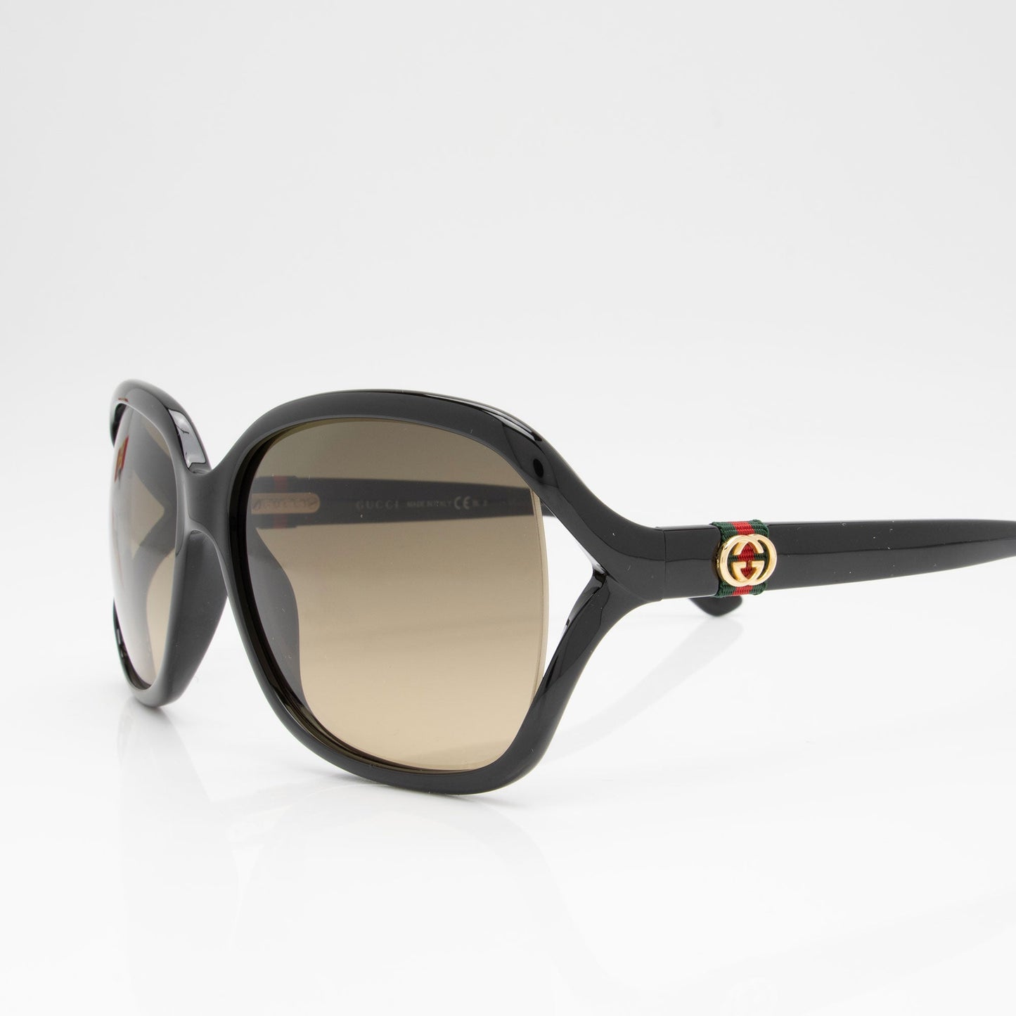 Gucci Oversize Web GG Sunglasses (SHF-s2TxN2)