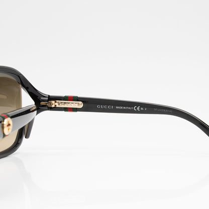 Gucci Oversize Web GG Sunglasses (SHF-s2TxN2)