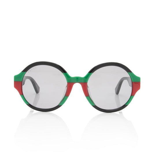 Gucci Web Interlocking G Round Sunglasses (SHF-sHqrSL)