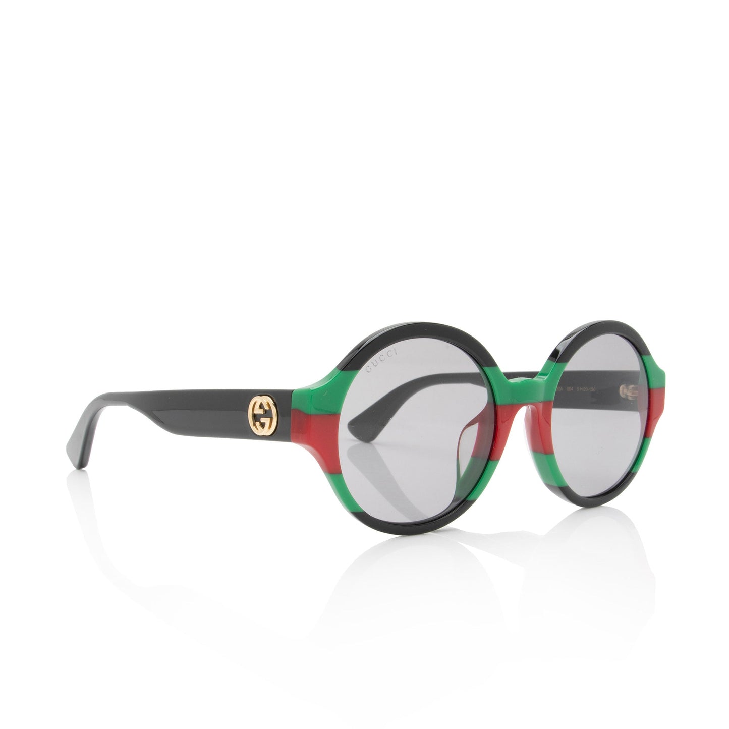 Gucci Web Interlocking G Round Sunglasses (SHF-sHqrSL)
