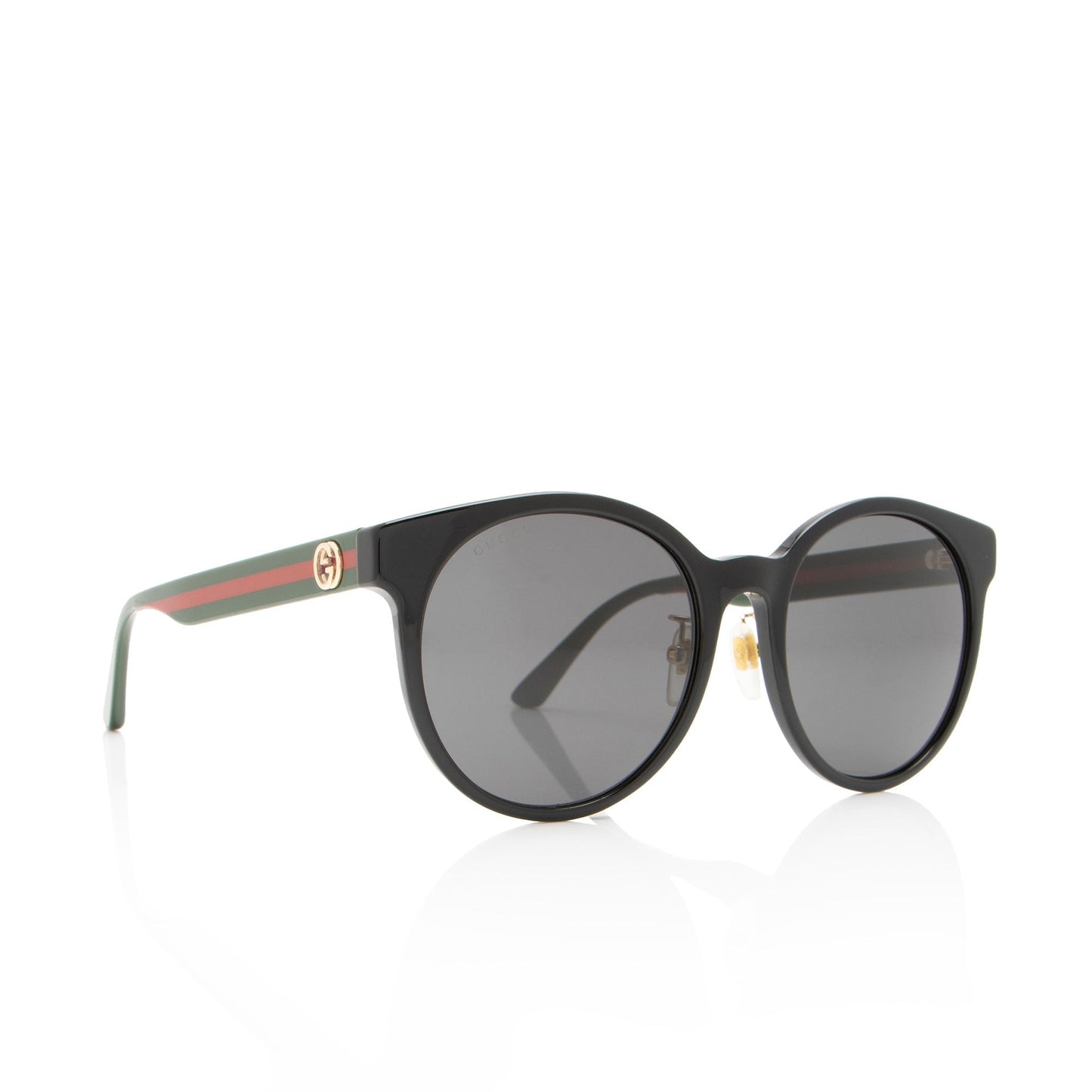 Gucci Web Interlocking G Round Sunglasses