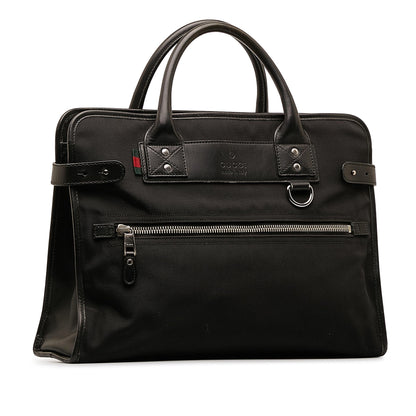 Gucci Web Nylon Business Bag (SHG-Y0mhDT)