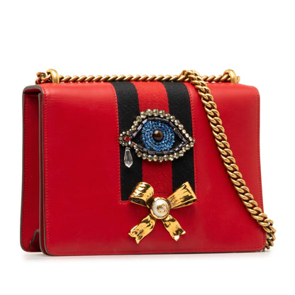 Gucci Web Peony Shoulder Bag (SHG-SqJUEA)