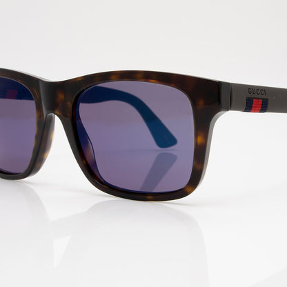 Gucci Web Square Sunglasses (SHF-QXL9Rb)