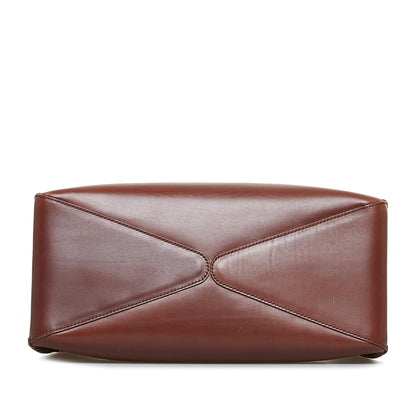 Gucci Whipstitch Wood Handle Handbag (SHG-caHaIH)