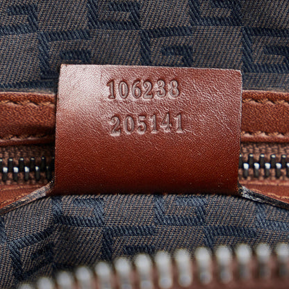 Gucci Whipstitch Wood Handle Handbag (SHG-caHaIH)