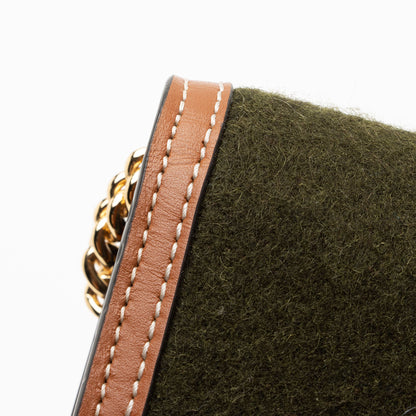 Gucci Wool Web 1961 Jackie Wallet on Chain Bag (SHF-bG7CFb)