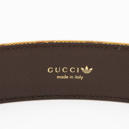 Gucci x Adidas Leather GG Marmont Belt - Size 30 / 75