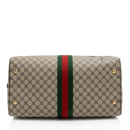 Gucci x Balenciaga GG Supreme The Hacker Project Graffiti Duffle Bag (SHF-qGpKTv)