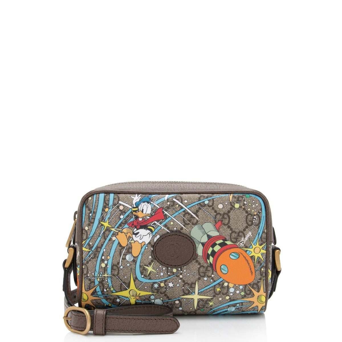Gucci x Disney GG Supreme Donald Duck Mini Crossbody (SHF-dqXnM4)