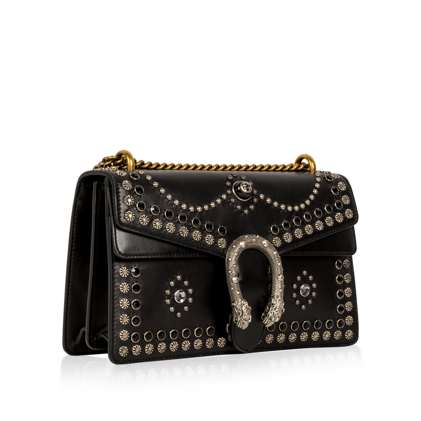 Gucci Studded Leather Dionysus - Small