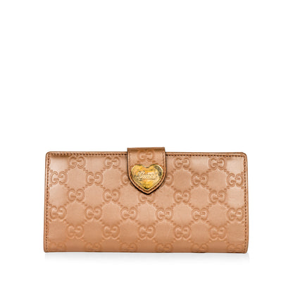 Gucci Love Heart GG Wallet