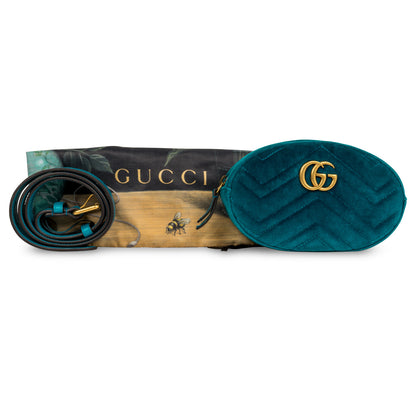 Gucci Marmont Velvet Belt Bag