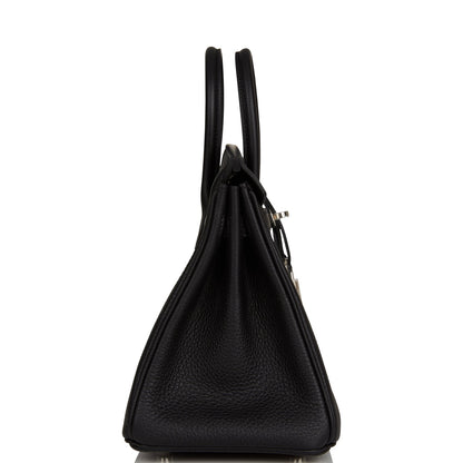 Hermes Birkin 25 Black Togo Palladium Hardware