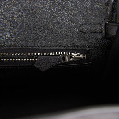 Hermes Birkin 25 Black Togo Palladium Hardware