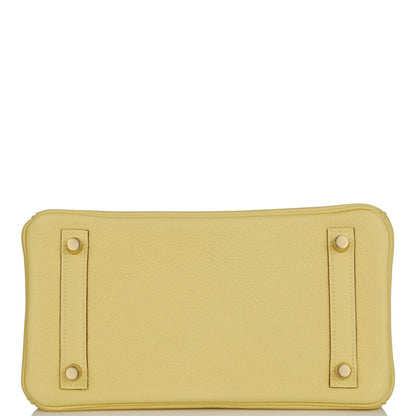 Hermes Birkin 25 Jaune Poussin Togo Gold Hardware