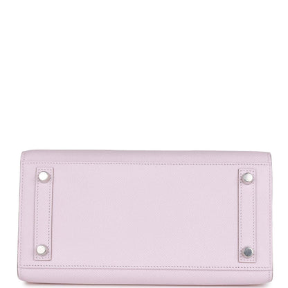 Hermes Birkin 25 Sellier Mauve Pale Epsom Palladium Hardware